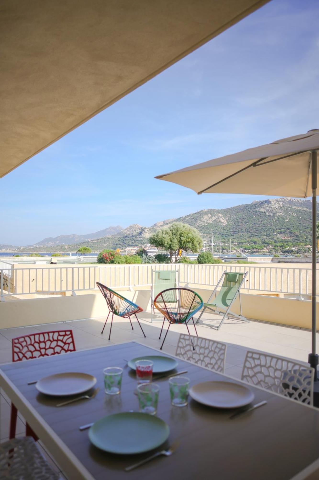 Appartement La Balagne , Bord De Mer, Grande Terrasse, Sant'Ambroggio 루미오 외부 사진